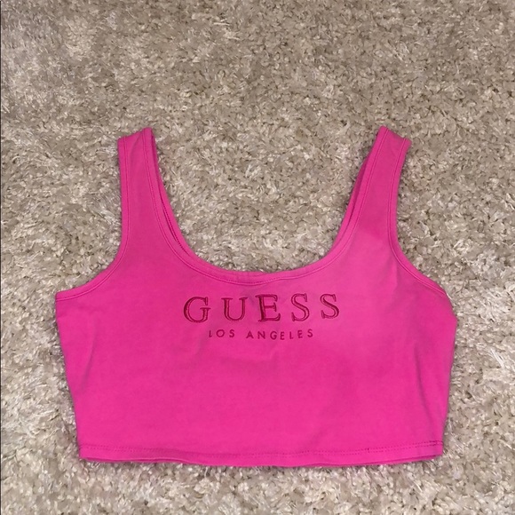 guess top pink